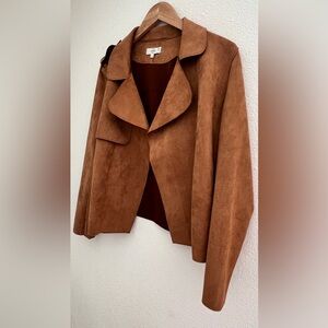 Entro suede blazer, Small. NWOT